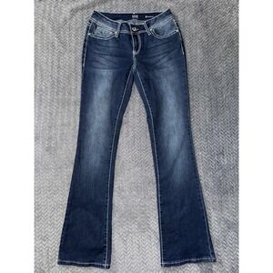 A.N.A Bootcut Jeans Embellished‎ Pockets Dark Wash Denim Women's Size 4